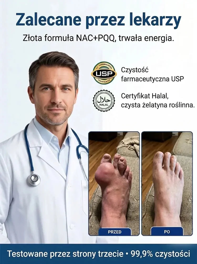 Niebieskie żelki łagodzące ból nerwowy