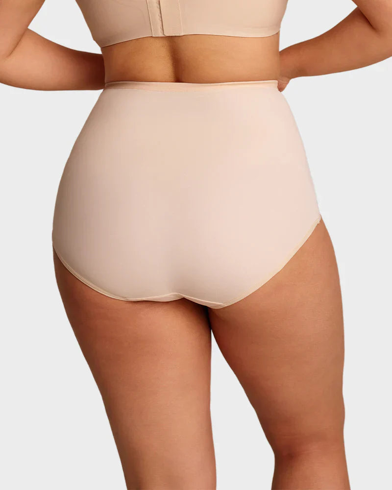 💖 Ostatni dzień – kup 1, otrzymasz 3 opakowania! Majtki modelujące brzuch z wysokim stanem, wiązane – rozmiary plus size