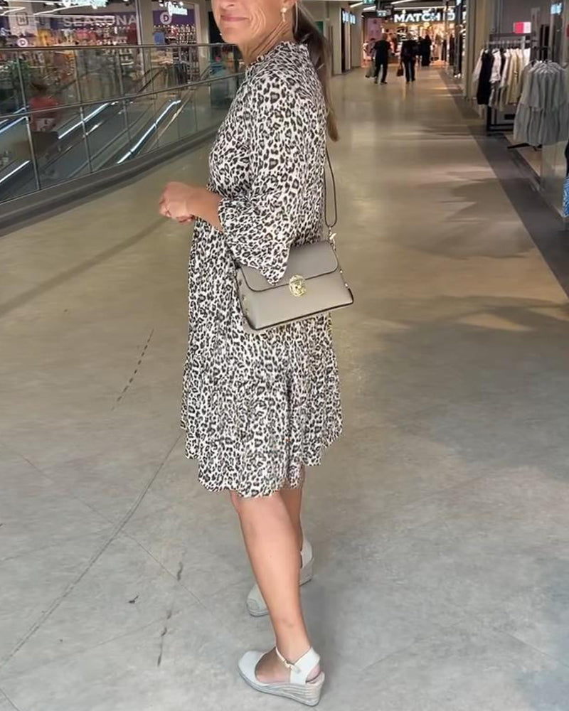 Sukienka w panterkę