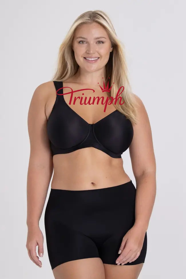 Triumph - (3 szt.) Prosty biustonosz typu push-up z pełną miseczką