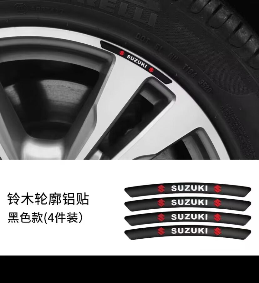 Gorąca wyprzedaż ✨50% zniżki ✨Naklejka 3D na felgę metalową z motywem osobowości (4 szt.)