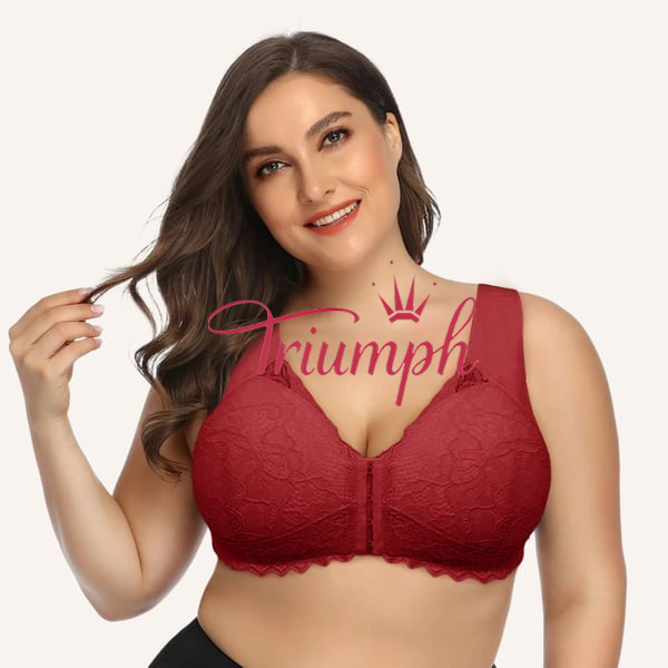 Triumph - (3 szt.) 5D Formowany biustonosz z zapięciem z przodu i bez fiszbin
