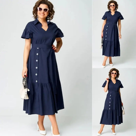 Nowy styl 2025 💖[S~5XL]Elegancka i modna sukienka