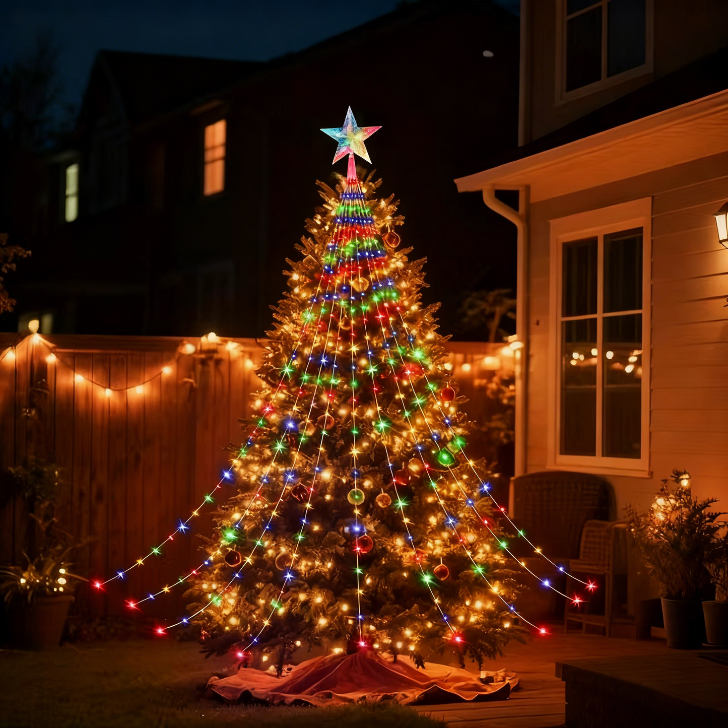 🎁Wczesna wyprzedaż świąteczna 50% TANIEJ🎄Lampki choinkowe Starlight Cascade