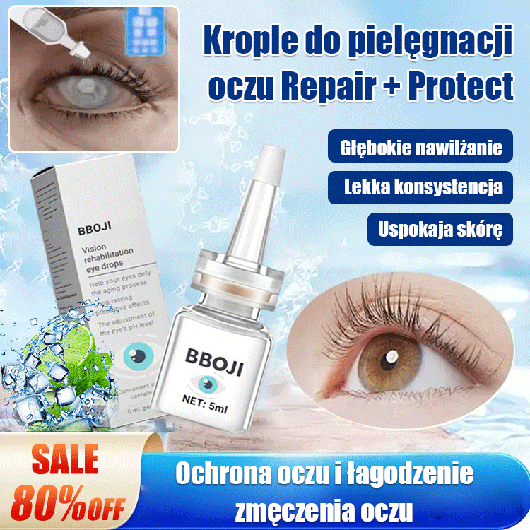 Krople do pielęgnacji oczu