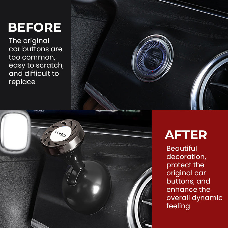 Dostosuj metalową dźwignię rozruchową samochodu z jednym przyciskiem