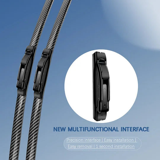 🌈 Ciche wycieraczki z włókna węglowego bez kości - spraw, by jazda była stylowa, cicha i komfortowa!