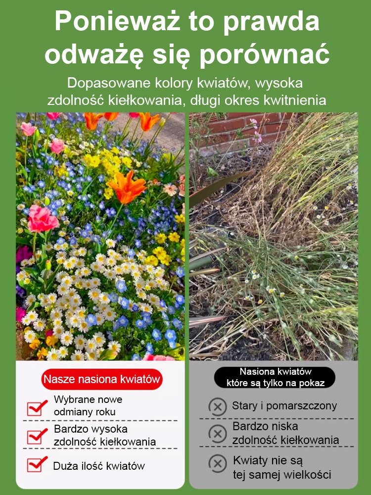 [Żyje po podlaniu] Wiele odmian silpachnących szybkosadnych nasion kwiat+z dołączoną cegłą kokosową
