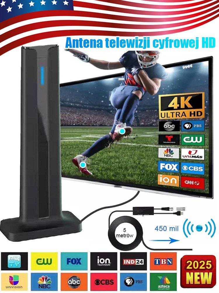 HD cyfrowa antena telewizyjna