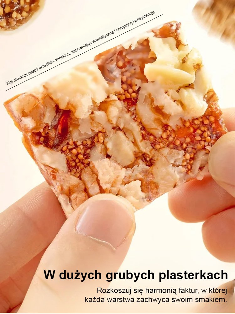 SL-【0 Dodatków 0 Cukru】Zdrowe ciasto z figami i orzechami włoskimi