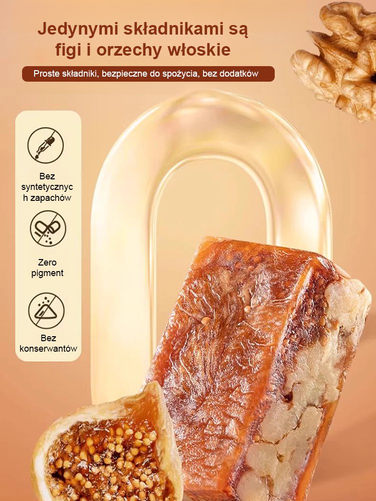 SL-【0 Dodatków 0 Cukru】Zdrowe ciasto z figami i orzechami włoskimi