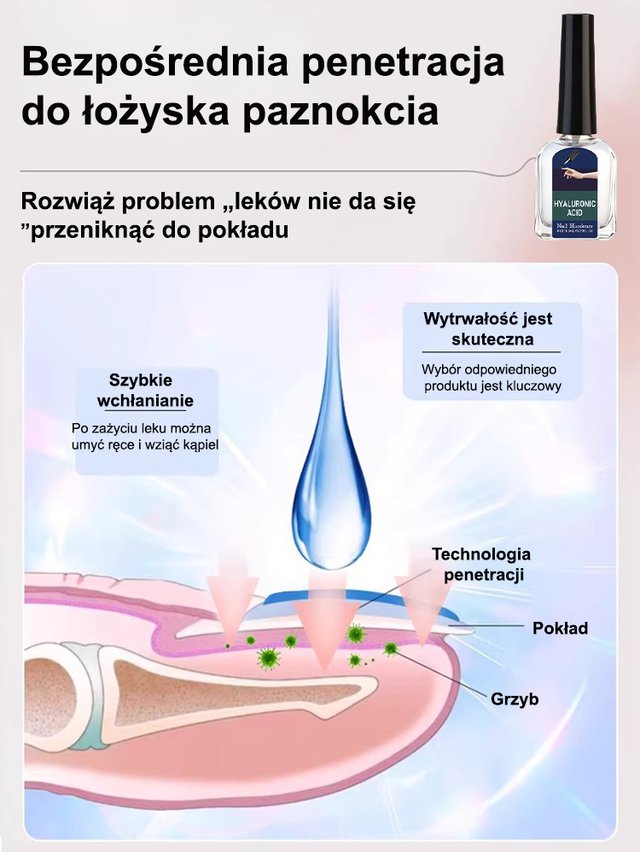 JC przeciwgrzybiczy płyn do regeneracji paznokci