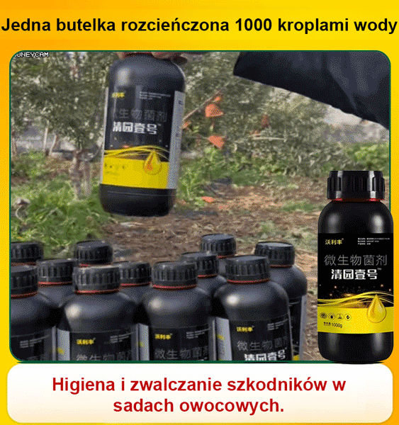 Skuteczna ochrona roślin i drzew owocowych — jedno opakowanie wystarcza na aż 1000 litrów wody