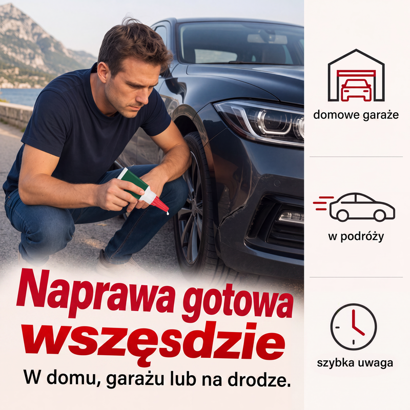 🔧 Klej do naprawy zderzaków – KUP 1 → 1 GRATIS! OFERTA LIMITOWANA!💪 Szybkie i trwałe łączenie 🚗