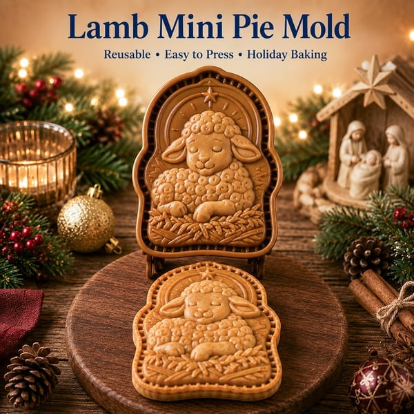 ✝️ Mini zestaw foremek do ciastek świątecznych z motywami wiary i Narodzenia Pańskiego | Wielokrotnego użytku foremki do tradycyjnego pieczenia świątecznego 🥧✨