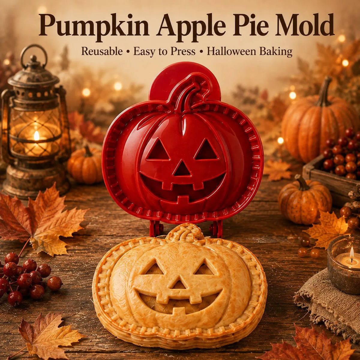 🎃 Zestaw 8 mini foremek do ciast na Halloween