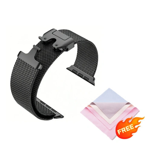 ⌚Pasek do zegarka z siatki ze stali nierdzewnej – do zegarka Apple Watch