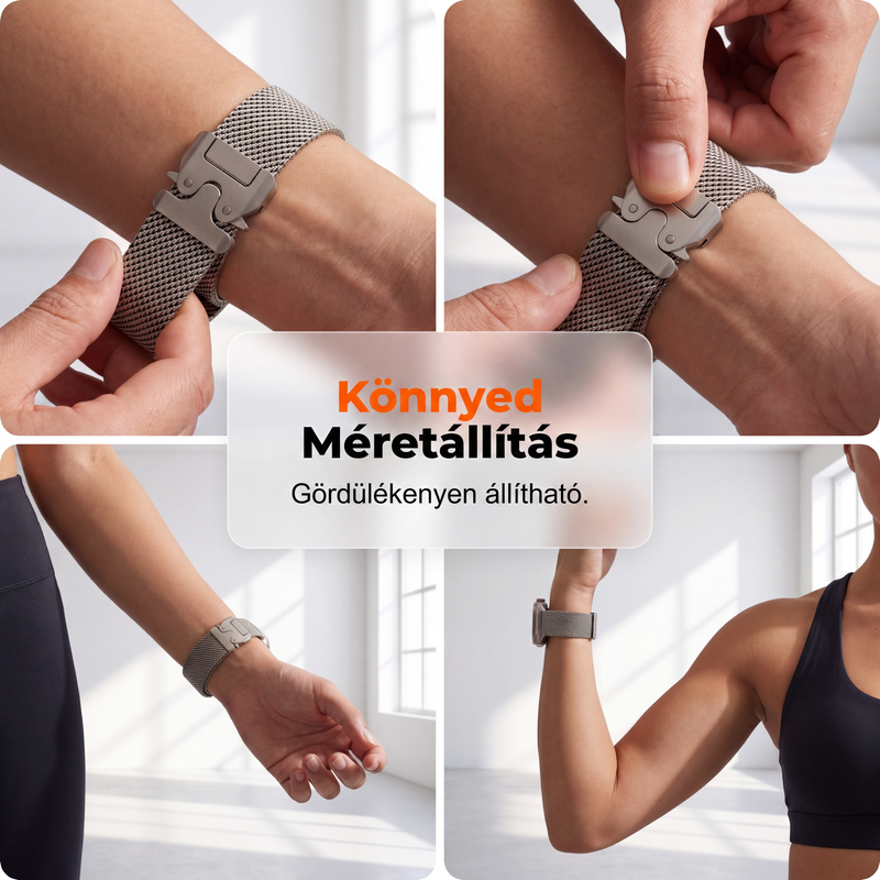 ⌚Pasek do zegarka z siatki ze stali nierdzewnej – do zegarka Apple Watch