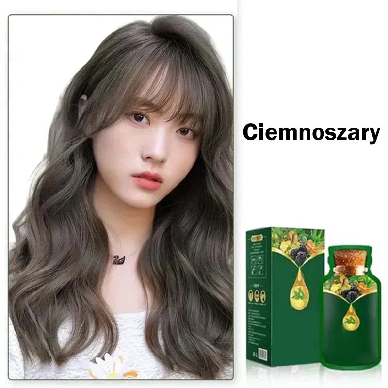 Delikatna roślinna farba do włosów – szybko działająca