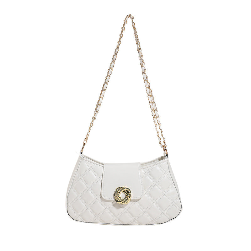 2023 lato nowy łańcuszek z rombem mała kwadratowa torba w stylu zagranicznym torba listonoszka na jedno ramię