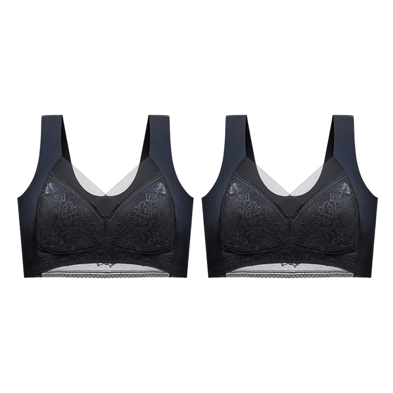 👙 Super wygodny i miękki damski biustonosz koronkowy bez stalowych kółek【✨1 + 1 gratis】