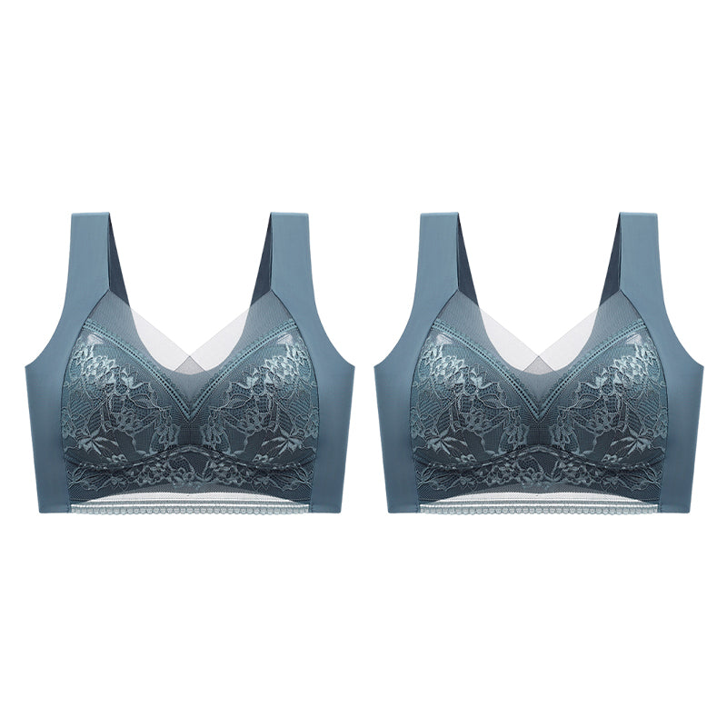 👙 Super wygodny i miękki damski biustonosz koronkowy bez stalowych kółek【✨1 + 1 gratis】