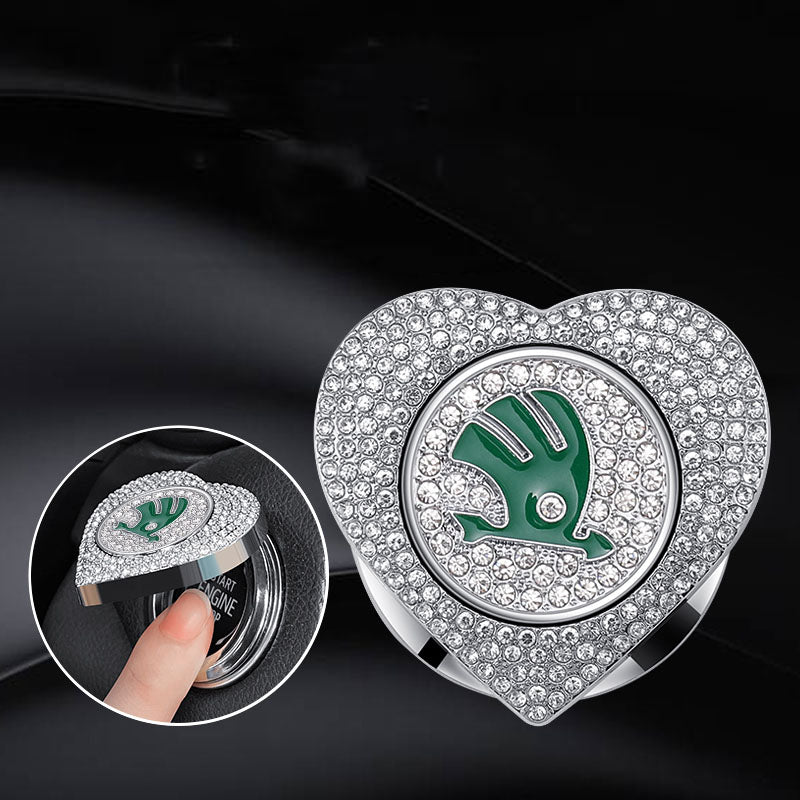 Gorąca wyprzedaż 2025🔥Etui ochronne z jednym przyciskiem startowym wysadzane diamentami