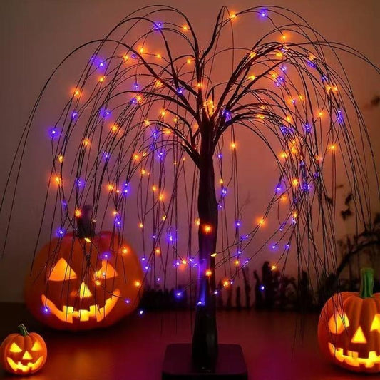 🎃✨Wyprzedaż Early Bird: 50% zniżki🔥Światła na choinkę Halloween