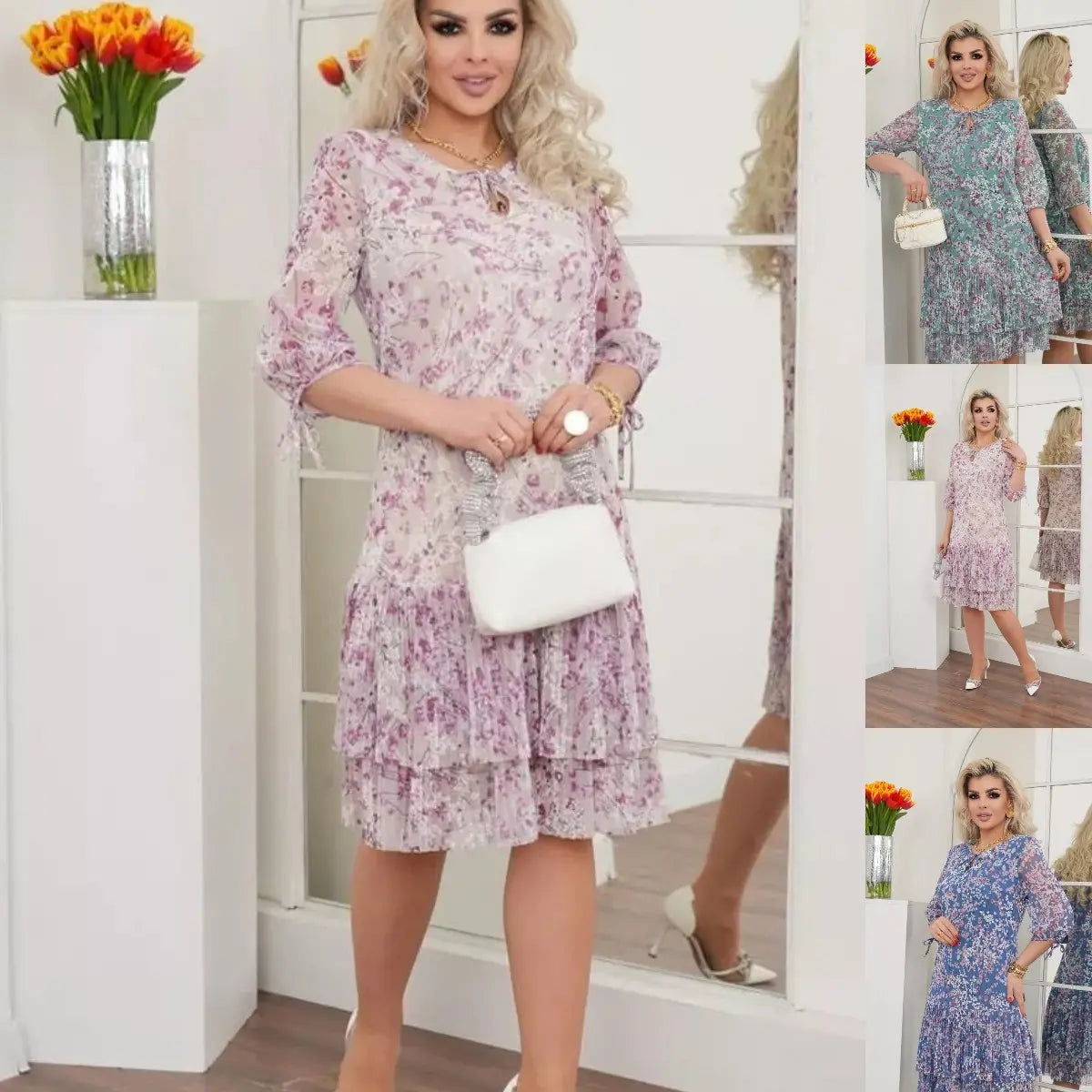 [S-5XL]2025 Wiosna Lato Nowa Modna Sukienka