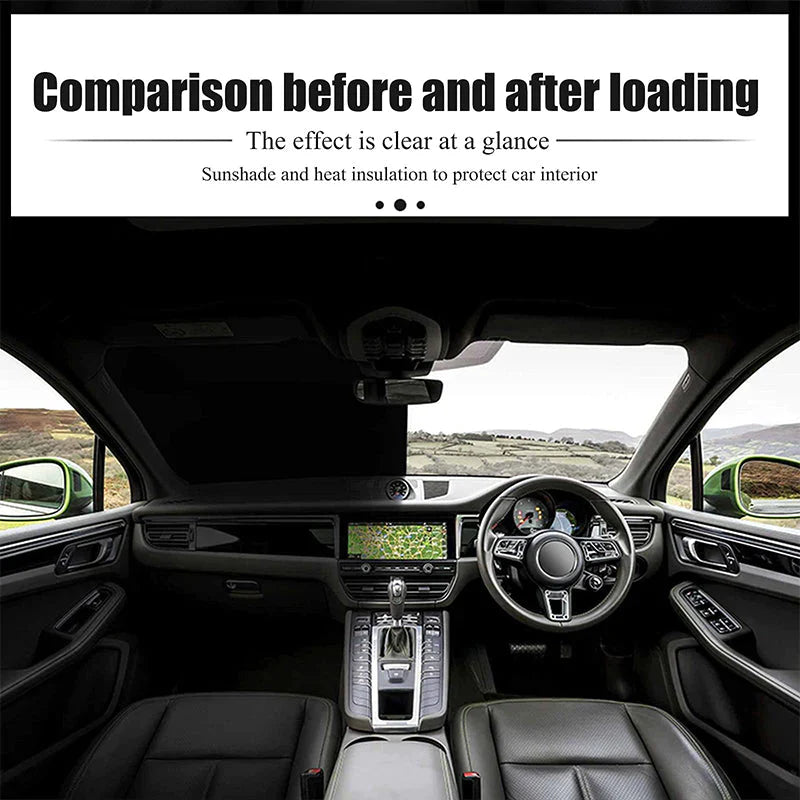 Osłona przeciwsłoneczna do samochodu, osłona termiczna przedniej szyby