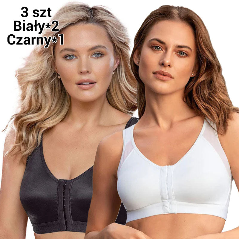 💝Biustonosz Bezprzewodowy z Zapięciem z Przodu dla Kobiet