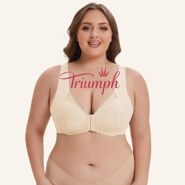 Triumph - (3 szt.) 5D Formowany biustonosz z zapięciem z przodu i bez fiszbin