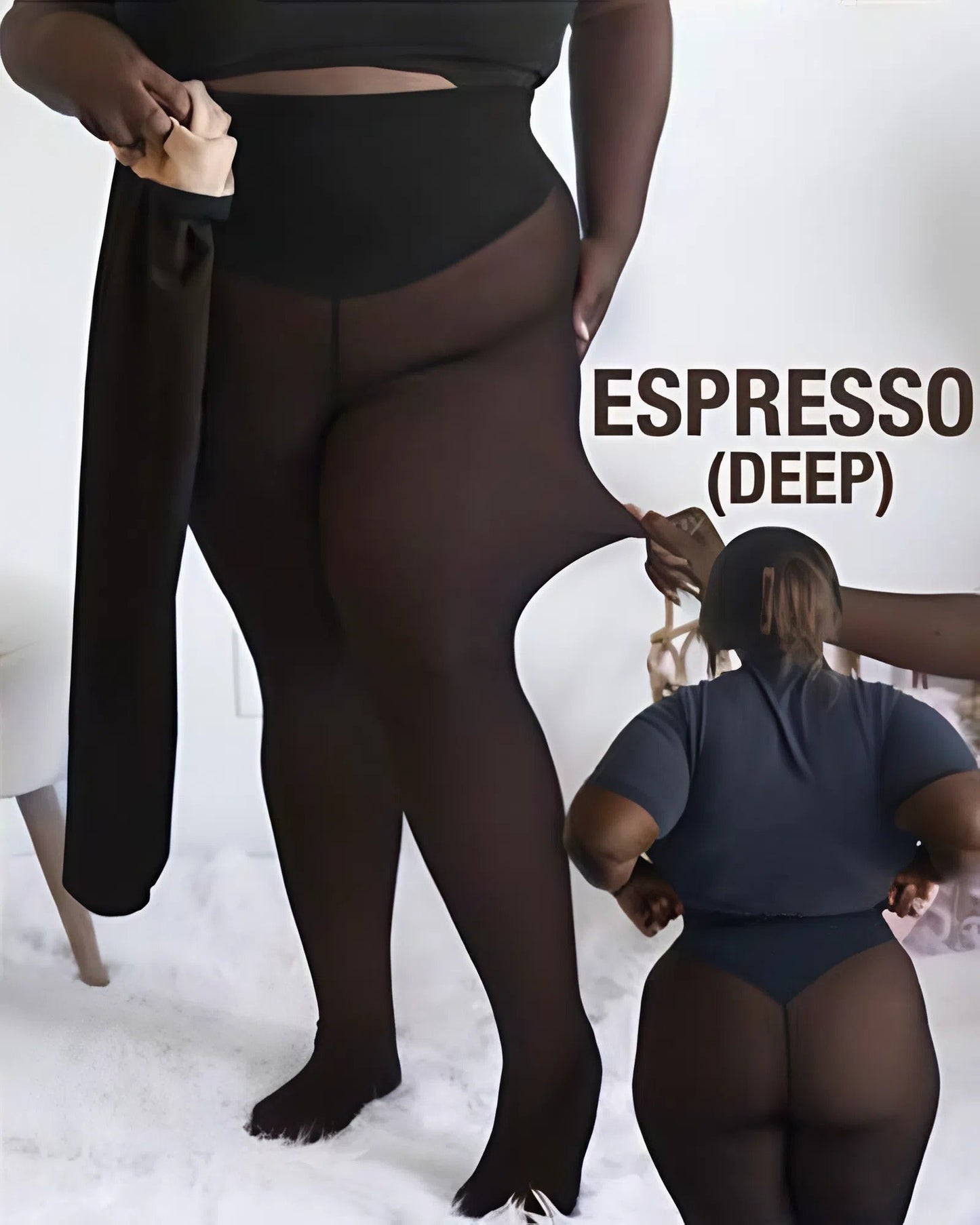 ❄️Ocieplane legginsy z pojedynczym szwem – ciepło i wyszczuplająca sylwetka✨