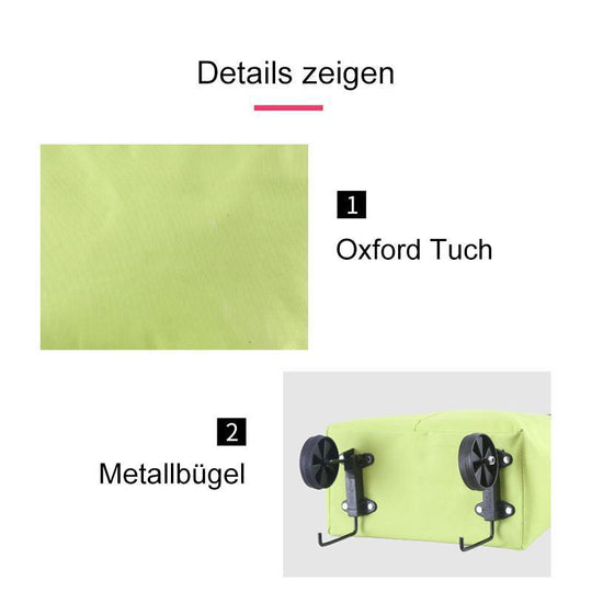 🛍️✨ Torba na zakupy z możliwością przekształcenia - chowane kółka, udźwig 20 kg, rozszerzalna dzięki zamkowi błyskawicznemu!