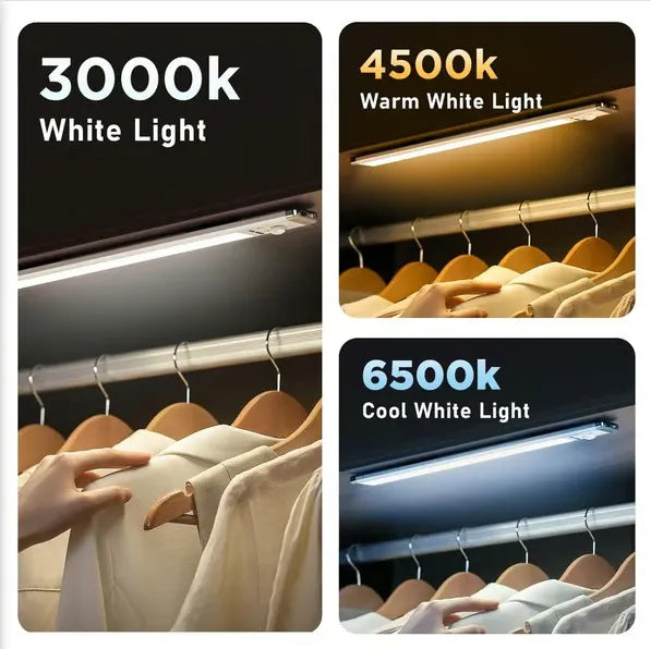 Bezdotykowe, inteligentne, magnetyczne, akumulatorowe światła LED