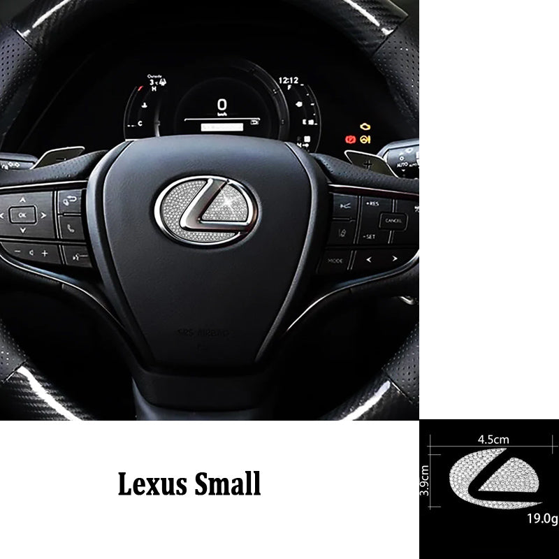 Naklejka kryształowa na kierownicę