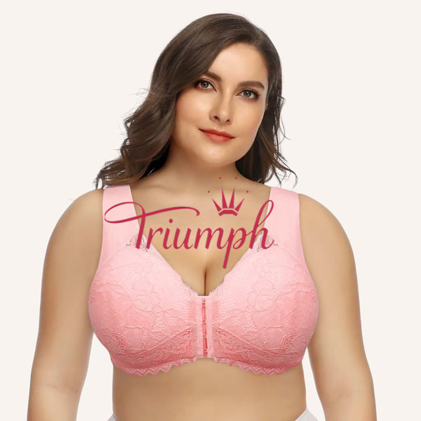 Triumph - (3 szt.) 5D Formowany biustonosz z zapięciem z przodu i bez fiszbin