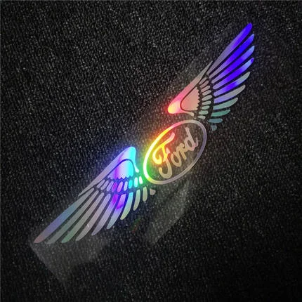 Laserowa naklejka na samochód 3D Angel Wings ✧4PCS✧