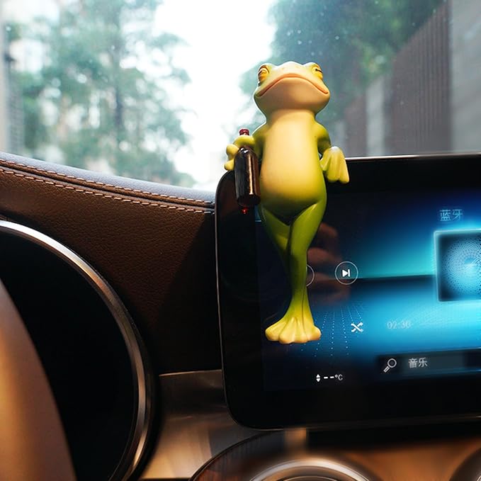 🔥 GORĄCA WYPRZEDAŻ 🐸🍷 Wisząca ozdoba do doniczki – Żaba