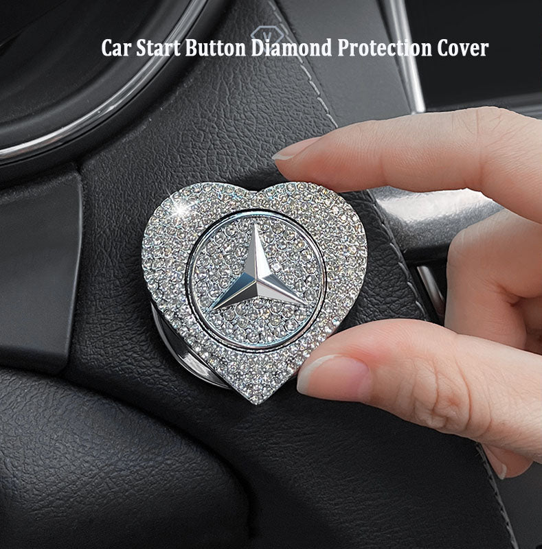 Gorąca wyprzedaż 2025🔥Etui ochronne z jednym przyciskiem startowym wysadzane diamentami