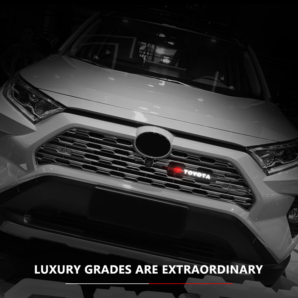 Gorąca wyprzedaż ✨50% zniżki ✨Stylowa, klimatyczna lampa LED z logo na środkową osłonę chłodnicy samochodu