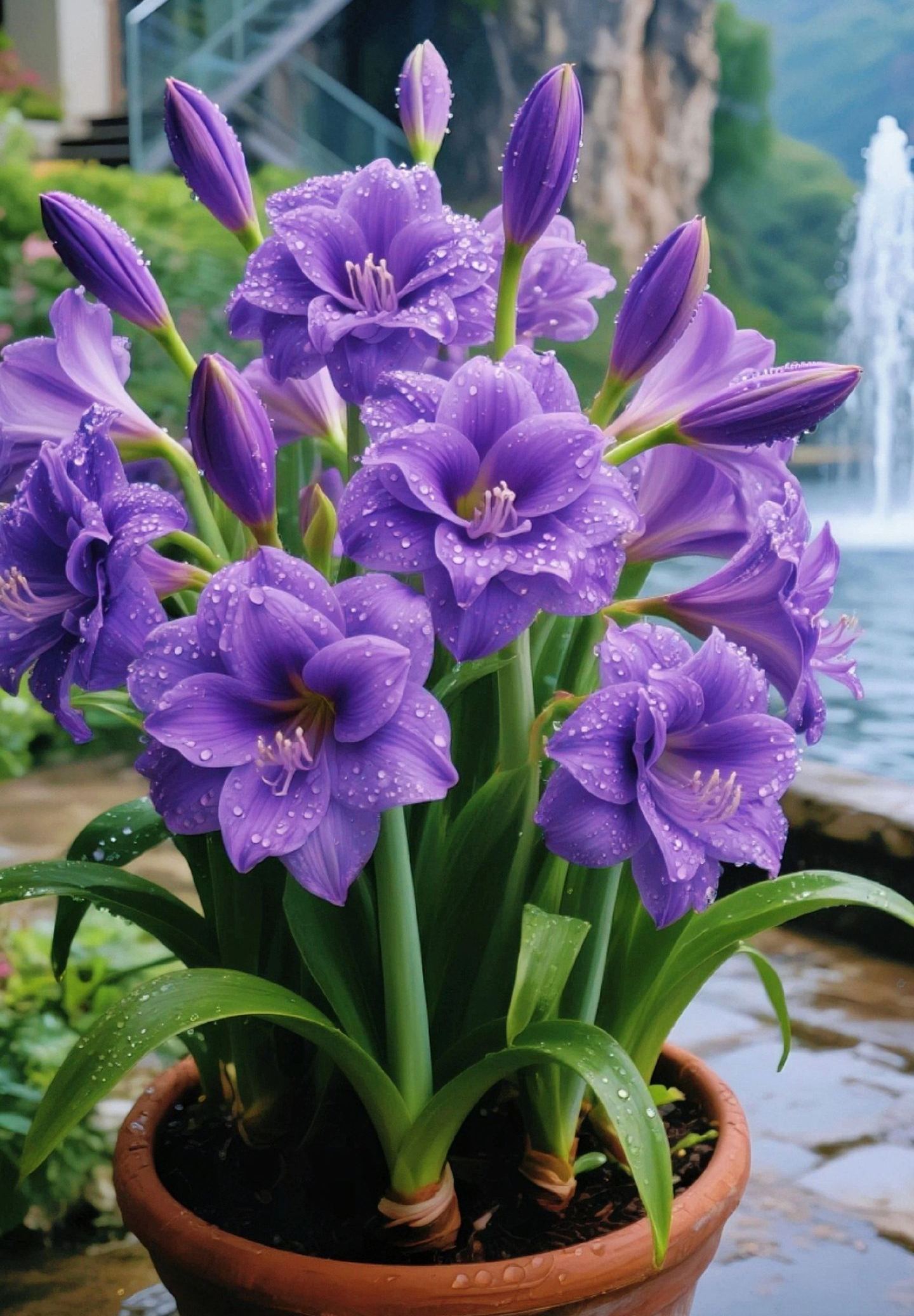 Cebule amarylisów perfumowanych o podwójnych płatkach