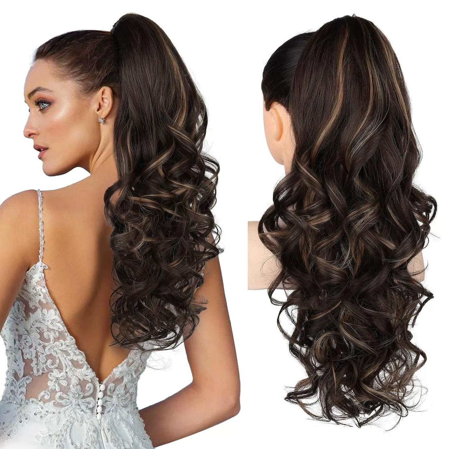 🔥 Promocja ograniczona czasowo – 50% zniżki 👩💕 Przedłużanie włosów w kucyk metodą clip-in 🙋‍♀️