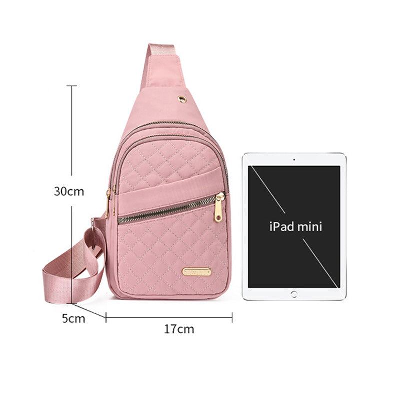 💥Wielokieszeniowa torba na zamek z otworem na kabel