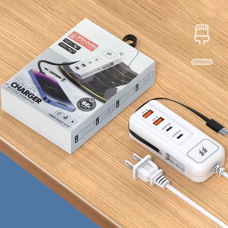 🎁 Bezpłatna głowica konwertera 🔌 Szybka stacja dokująca do ładowania, ładowanie wielu urządzeń jednocześnie