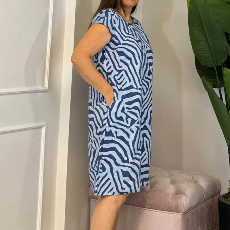 🎁2025 Bohemian Vintage drukowane sukienki casualowe👗