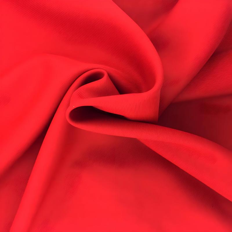 Seksowna czerwona sukienka damska z długim rękawem i klapami