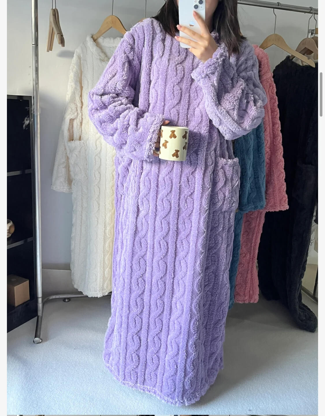 ❄️⏰Bielizna zimowa Coral Fleece