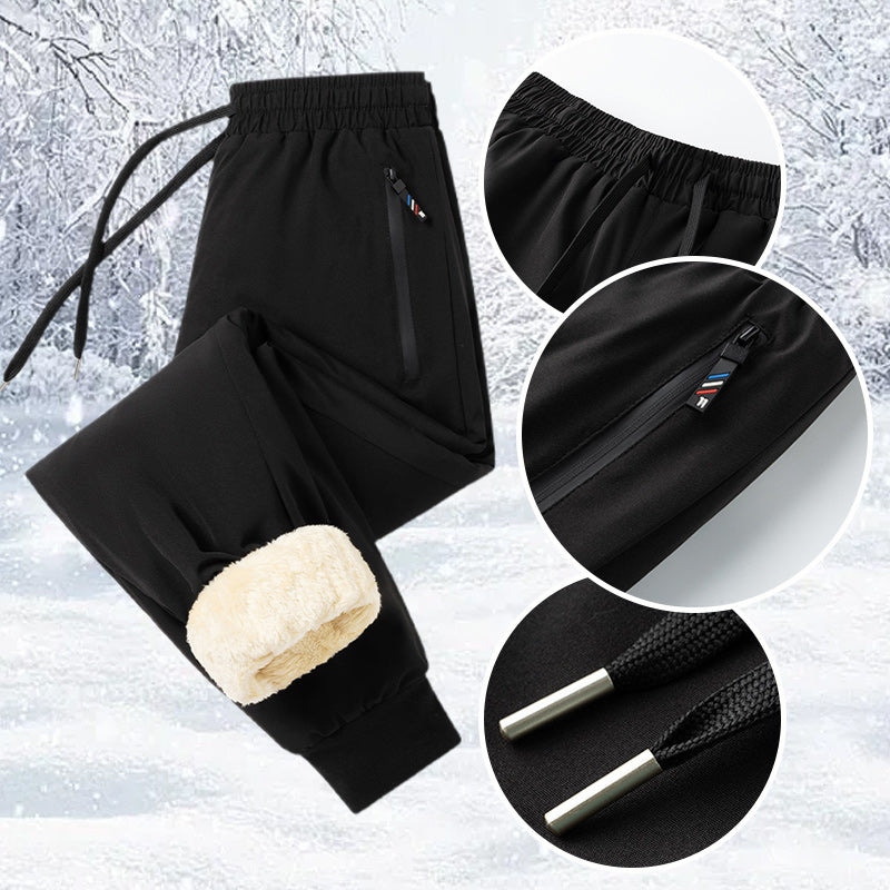 Wygodne spodnie męskie z pluszową podszewką