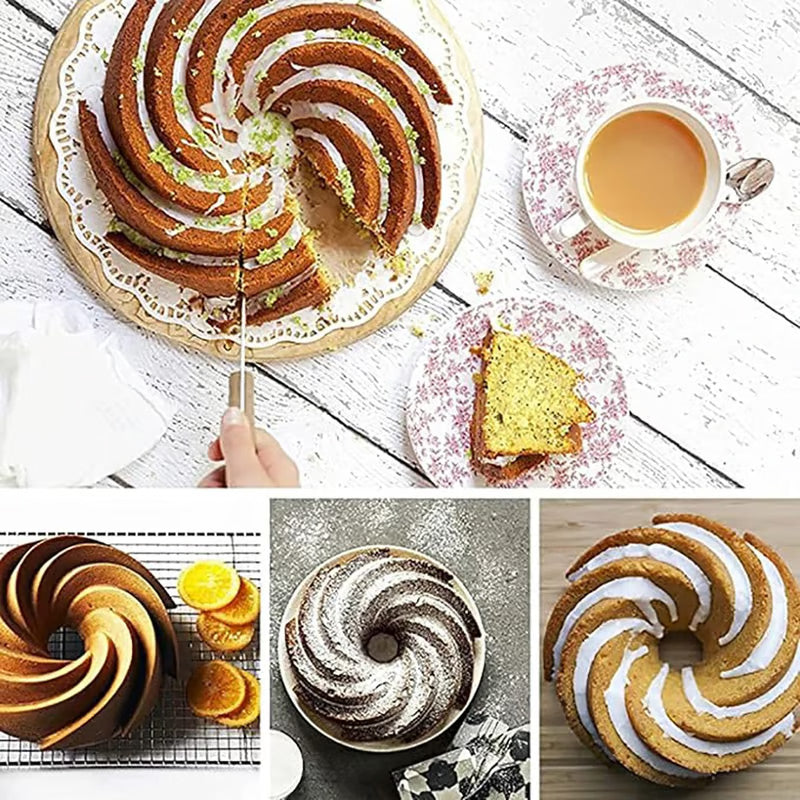 Zestaw silikonowych foremek do ciasta do łatwego pieczenia